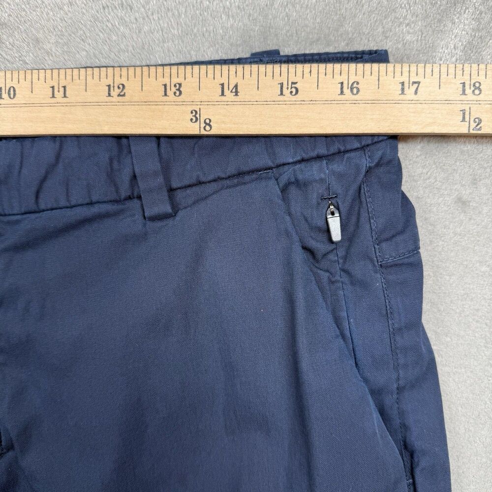 Lululemon Commission Pants Slim Mens 34 Blue Warpstreme Chino Classic Travel - Picture 6 of 11